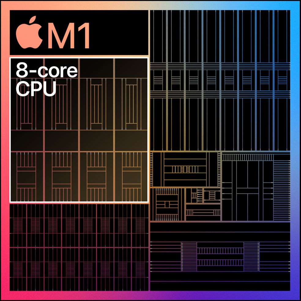 Apple's M1 Chip core breakdown.